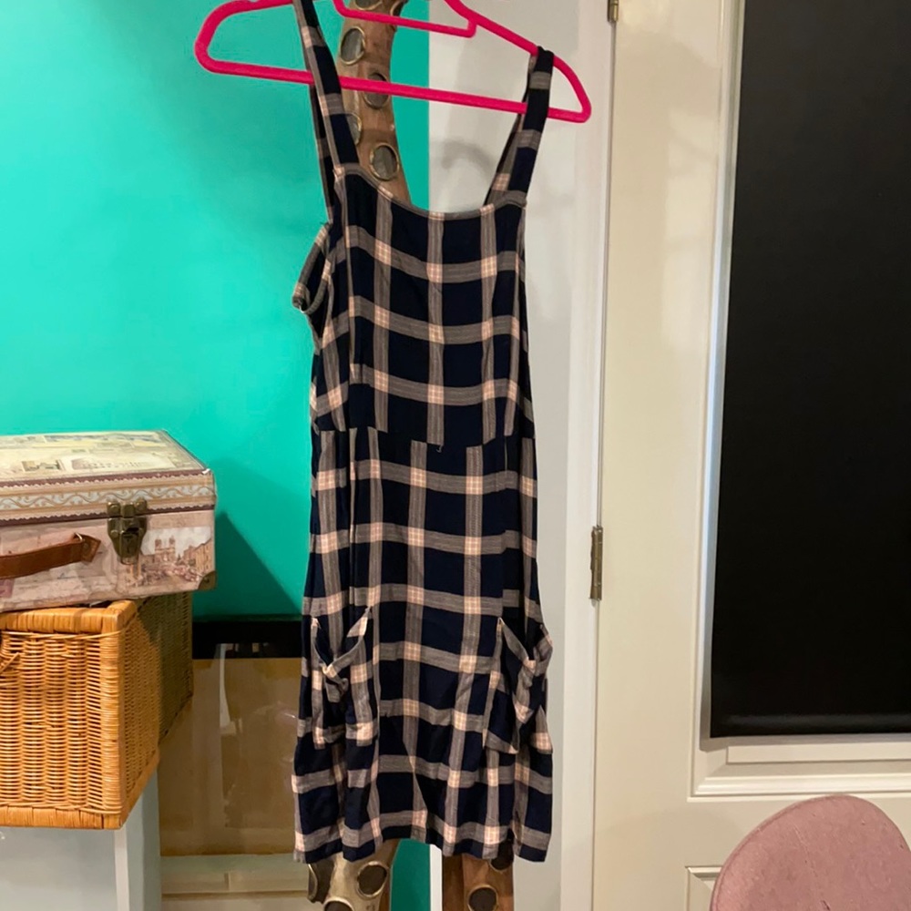 American eagle plaid dress with pockets